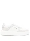 Furla Sport Logo-lettering Leather Sneakers In White