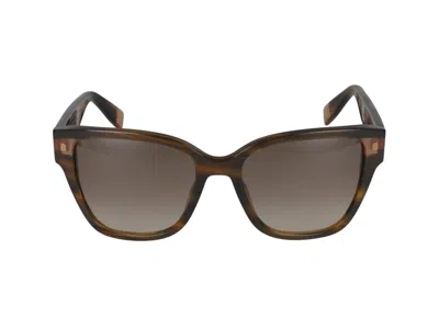 Furla Square Frame Sunglasses In Multicolor