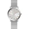 Furla Gray Stainless Steel Dress Watch In Metallic
