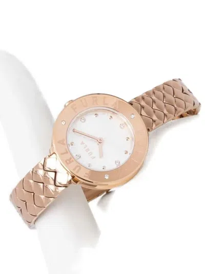 Furla Stainless Steel Quartz 30mm In Pink