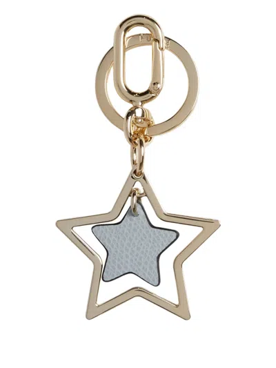 Furla Star-shaped Keyring In Metallic