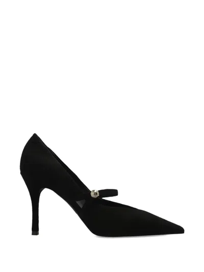 Furla Strap Pointed Pumps In Black