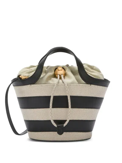 Furla Striped Mini Bag In Neutrals