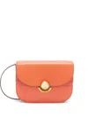 Furla Structured Carrot Orange Shoulder Bag In Orange