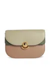 Furla Structured Color-block Bag With Adjustable Shoulder Strap In Neutral