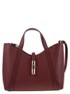 Furla Structured Minimalistic Bag With Clean Lines In Burgundy