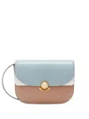 Furla Structured Shoulder Bag In Cognac Brown In Multi