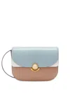 Furla Structured Shoulder Bag In Cognac Brown In Multi