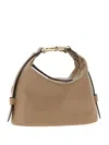 Furla Structured Top Handle Bag In Neutral