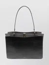 Furla Structured Tote Bag Top Handle In Black