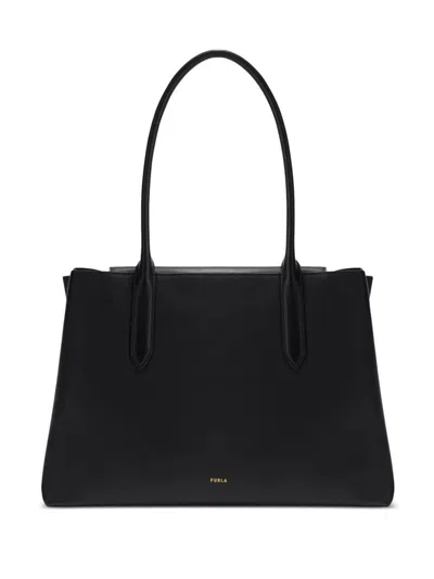 Furla Sundial L Tote Bags In Black