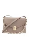 Furla Meridiana Crossbody Bag In Grey