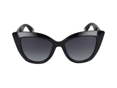 Furla Sunglasses  Sfu711 0700 Nero Lucido 53/17/140 In Black
