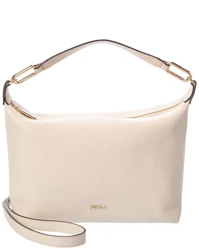 Furla Teia Large Leather Crossbody In Neutral