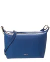 Furla Teia Leather Crossbody In Blue