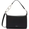 Furla Teia Leather Satchel In Nero