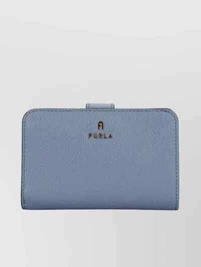Furla Textured Finish Wallet And Cardholder Set In Blue