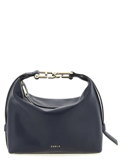 Furla Tonie Mignon Shoulder Bag In Blue