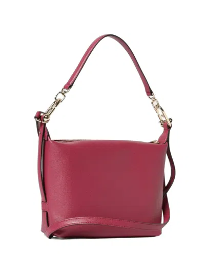 Furla Tonie Pebbled Leather Tote Bag In Purple