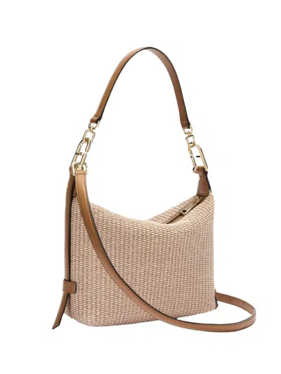 Furla Tonie Shoulder Bag In Neutral