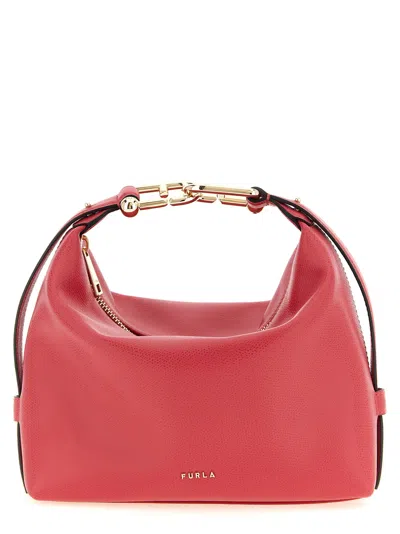 Furla Tonie Shoulder Bags Fuchsia In Red