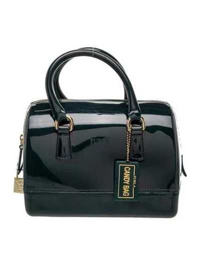 Pre-owned Furla Top Handle Bag In Blue