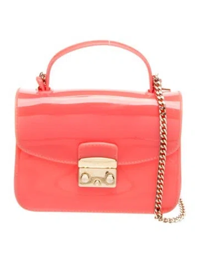 Pre-owned Furla Top Handle Bag In Pink