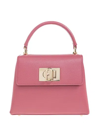 Furla Top-handle Lock Tote Bag In Pink