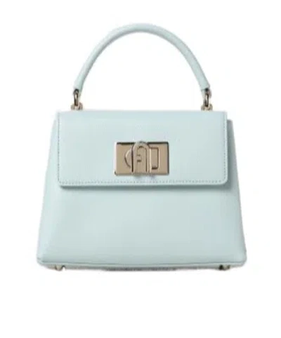 Furla 1927 Leather Tote Bag In White
