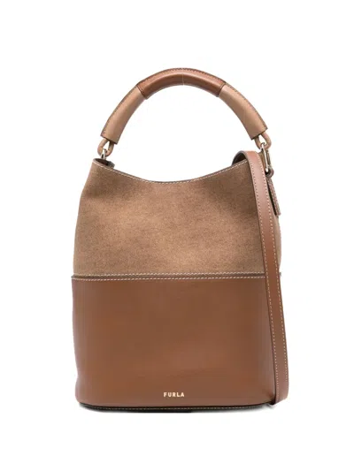 Furla Top-handle Tote Bag In Brown