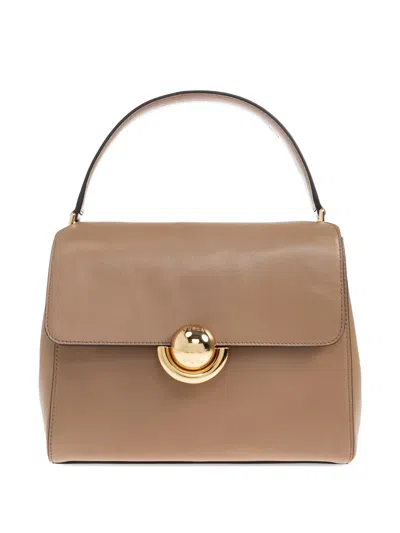 Furla Top Handle Tote Bag In Brown