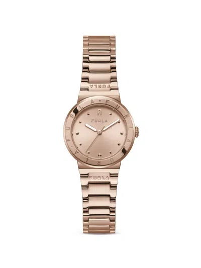 Furla Tortona Arch 30mm Watch In Gold