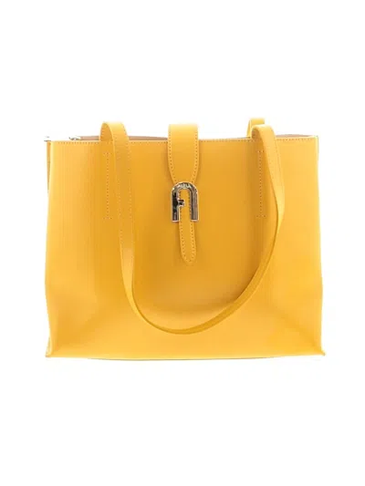Pre-owned Furla Tote Bag In Orange