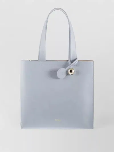 Furla Tote Bag Silk And Nylon Top Handles Charm
