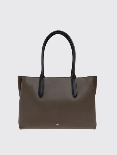 FURLA TOTE BAGS FURLA WOMAN COLOR BROWN,G73310032