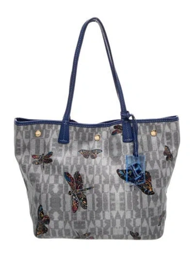 Pre-owned Furla Tote In Grey