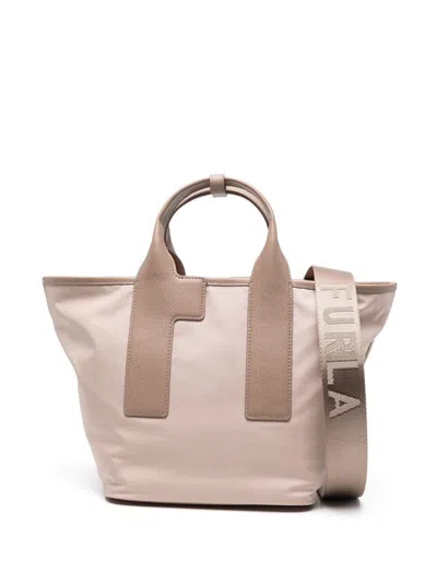Furla Piuma M Tote Bag In 3178s Ballerina I+alba+greige