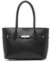 Furla Logo-buckle Tote Bag In O6000 Nero