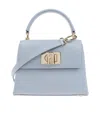 Furla 1927 Twist-lock Mini Tote Bag In Gray