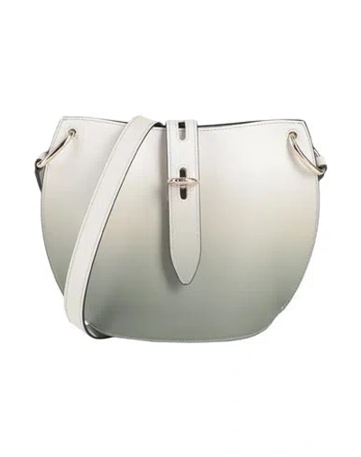 Furla Unica  Mini Crossbody Woman Cross-body Bag Sage Green Size - Leather In Black