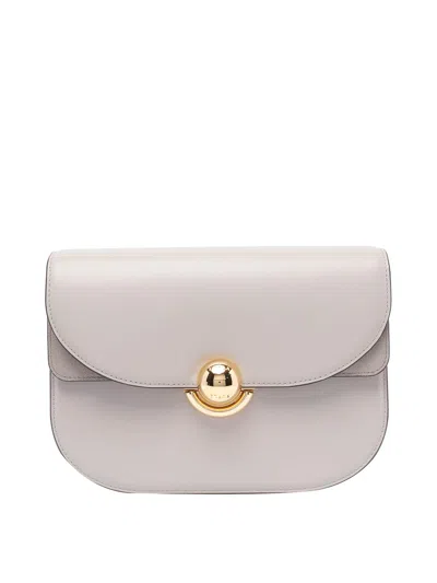 Furla Vanilla Small Sfera Crossbody Bag In Grey