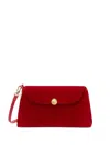 Furla Velvet Shoulder Bag In Red