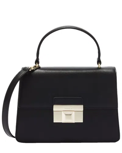 Furla Venere Mini Leather Top Handle Clutch