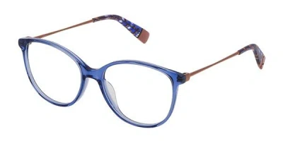 Furla Vfu201 Women's Glasses, Blue, Size 52 In Multi
