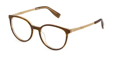Furla Vfu493 0xag Occhiali Da Vista Marroni Per Donna (solo Montatura) In Brown