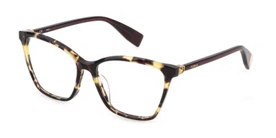 Furla Vfu545 Women's Glasses, Tortoiseshell, Size 54 In Brown