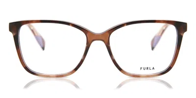 Furla Vfu579v Women's Glasses, Tortoiseshell, Size 54 In Brown