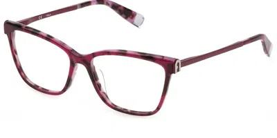 Furla Vfu631 Women's Glasses, Tortoiseshell, Size 55