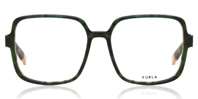 Furla Vfu632 0xat Women's Glasses Tortoiseshell Size 55 - Free Lenses - Blue Light Block Available In Green