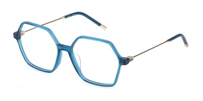 Furla Vfu636 Women's Glasses, Blue, Size 54
